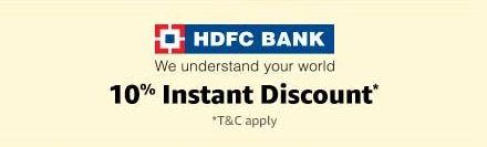 10% HDFC discount